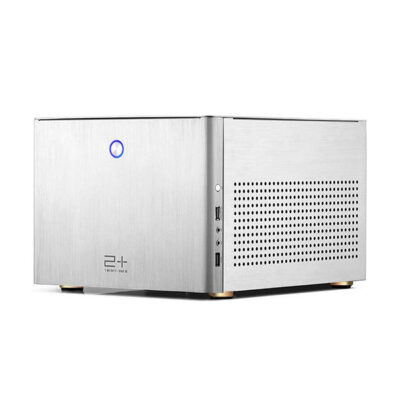 Computer Case Aluminum Desktop Case Sliver